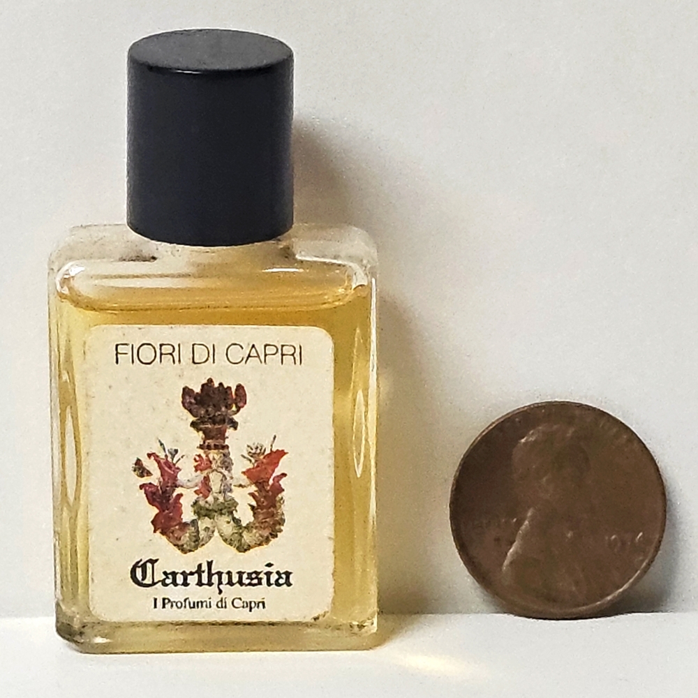 Carthusia "Fiori di Capri" 10ml Vintage Miniature Bottle 1.25" tall